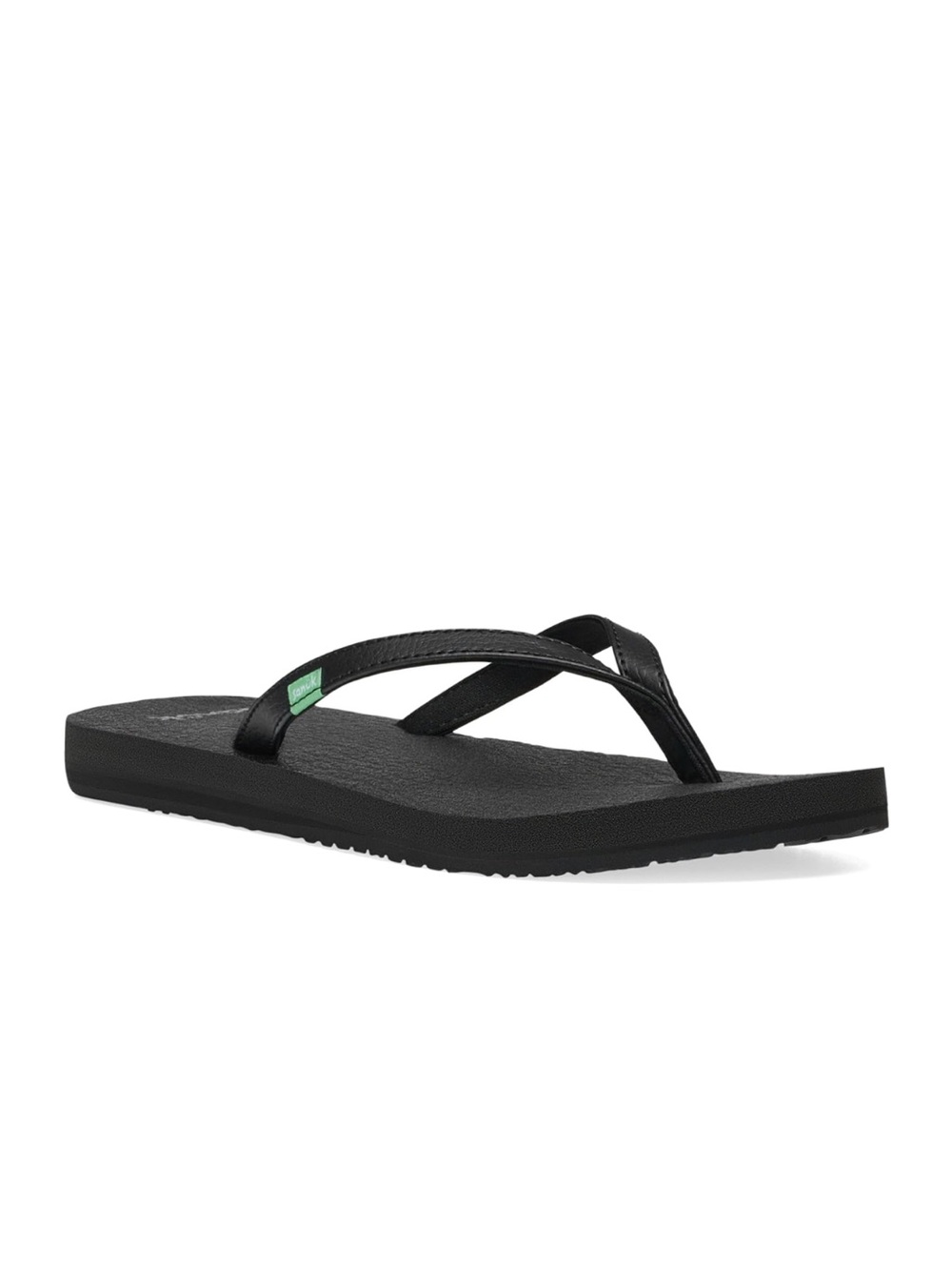 Sanuk Yoga Spree 4 Women's Flip-flop Thong Sandal in Black Sz 6